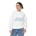 Something Greater Inspirational Script Sweatshirt — Motivational Crewneck
