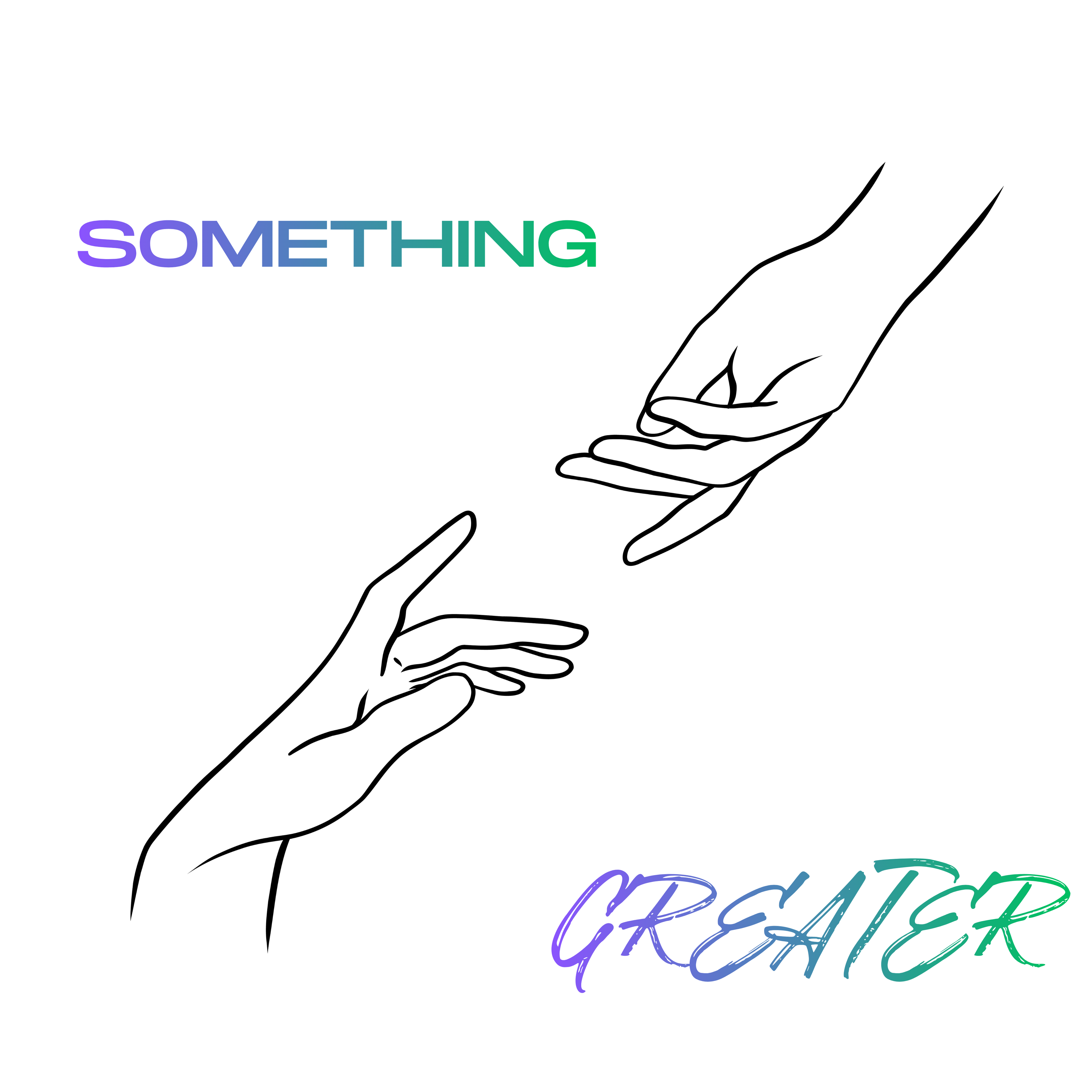 Something Greater Tee — Minimalist Line Art T‑Shirt
